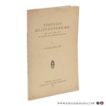 Bollert, Karl / Einstein. - Einstein’s Relativitätstheorie und ihre Stellung im System der Gesamterfahrung.