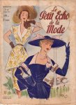 May, J, publisher-editor, - Le Petit Echo de la Mode. Hebdomadaire. No. 23 10 Juin 1951.