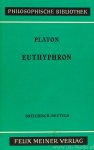 PLATO - Euthyphron. Übersetzt, mit Einleitung und Anmerkungen versehen von K. Reich. Griechisch-Deutsch.