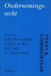 Nieuwenhuis, J.H. ... [et al.] - [Tekst & Commentaar] Ondernemingsrecht : de tekst van Boek 2 van het BW voorzien van commentaar.