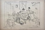 Braakensiek, Johan (1858-1940) - [Original lithograph/lithografie by Johan Braakensiek] Een huiselijk tafereeltje, 10 September 1893, 1 pp.