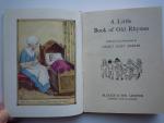 Barker, Cicely Mary (samenstelling & illustraties) - A little book of old rhymes