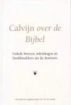 Greef, Dr. W. de - Greef, Dr. W. de-Calvijn over de Bijbel
