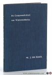 Haas, W. J. de. - De Compressibiliteit van Waterstofdamp - Metingen over compressabiliteit van waterstof in het bijzonder van waterstofdamp bij en beneden het kookpunt. [ First edition of his thesis. Cooperator of Lorentz, Keesom & Einstein ]