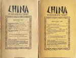 collectief - China  Een driemaandelijks tijdschrift Jaargang 1927 - 4 nummers