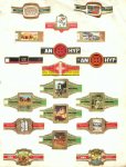  - SIGARENBANDJES:   album met honderden bandjes:  MERCATOR VAN DER ELST / DANNEMANN / TAF / JUBILE / R.J. / VIEIL  ANVERS / RITMEESTER / COGETAMA / NICOLETO / PRINCEPS / NEOS / PALADIJN / MERCATOR / ALTO / STOMKOP / WILLEM II / CARESCO /  KAREL I  / GU