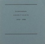 Kleis, Gerrit jr. (gedrukt door). - In memoriam Gerrit Kleis 1912-1986. Kleis, Gerrit jr. (gedrukt door). - In memoriam Gerrit Kleis 1912-1986.