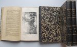 Redactie - Het Leeskabinet; Mengelwerk tot Gezellig Onderhoud voor beschaafde kringen 1840 4 vols text complete with plates