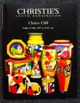  - Clarice Cliff 16th May 1997 Auction catalogue