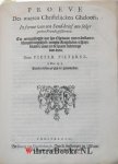 Pietersz., Pieter - Opera, Dat is: Alles wat van dien rechtsinnighen Leeraer, inder eenvoudigheyd beschreven is: Bestaende in dese acht navolgende deelen, daer in dat veele grootelijcks verbetert en vermeerdert zijn. Als 1. De Wegh nae Vreden-stadt. 2. Toetz-stee...