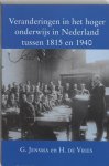 G. Jensma - Veranderingen in het hoger onderwijs in Nederland tussen 1815 en 1940