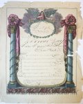  - [Kermis Brief / Fair Wish Card 1841] Jacob Bogtman. Oosthuizen (?). Fair Wish card, dated 1841, 1 p.