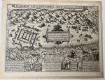 Guicciardini, Lodovico (1521-1589) - [Antique map of Brittenburg, 1582] Rvinarvm Arcis Britannicae Apvd Batavos Typvs (Brittenburg Katwijk), published 1582, 1 p.