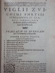 Aytta Zuichemius - Viglii Zuichemi Phrysii Iure Consulti Clarissimi (...)