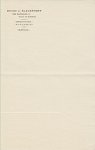 SLAUERHOFF, J. - Origineel briefpapier met gedrukt briefhoofd.