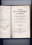 DUHOUSSET, F.-C. - Application de la Géométrie a la Topographie contenant le Cours de Topographie