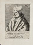 Hondius, Hendrik I (1573- 1650) - [Antique engraving, 1599] Portrait of Erasmus by Hondius I, ERASMUS ROTERODAMUS BATAVUS (Portrait of Erasmus of Rotterdam; Icones virorum nostra patrumq. memoria illustrium: set title), published 1599, 1 p.