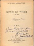 Mihalovici, Marcel: - Scènes de Thésée op. 73bis [pour orchestre]