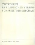 Appuhn, Horst - Zeitschrift der Deutschen Vereins für Kunstwissenschaft (2x)