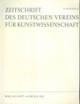 Appuhn, Horst - Zeitschrift der Deutschen Vereins für Kunstwissenschaft (2x)