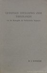 LESSING, G.E., SCHNEIDER, J. - Lessings Stellung zur Theologie vor der Herausgabe der Wolfenbüttler Fragmente.