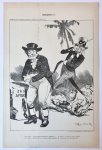 Braakensiek, Johan (1858-1940) - [Original lithograph/lithografie by Johan Braakensiek] Sympathie (?), 4 Augustus 1901, 1 pp.
