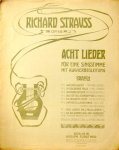 Strauss, Richard: - [Op. 49, no. 2-4] Acht Lieder... Op. 49... No. 2 [-4] hoch [no. 4: tief]