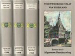 Schouten, P. e.a. - Tegenwoordige staat van Friesland. 4 delen