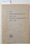 Buchhandlung Albert Müller: - Eine hundertfünfundzwanzig Jahre alte Stuttgarter Buchhandlung : Firmengeschichte 1835-1960 :