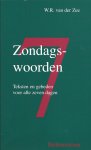 W. vander Zee - Zondagswoorden