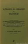 POINCARÉ, H., MOOIJ, J.J.A. - La philosophie des mathématiques de Henri Poincaré.