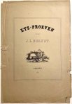  - [Antique print, lithography] ETS-PROEVEN DOOR J.L. CORNET (album cover), published 1851, 1 p.