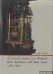 Haspels, Jan Jaap - Automatic Musical Instruments. Their mechanics and their music 1580-1820