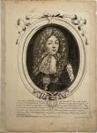 Nicolas de Larmessin I (1632-1694). - [Antique portrait print, engraving, 1684] Portrait of Victor Amadeus II of Sardinia (Sardinië), published 1684, 1 p.