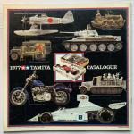 N.N. - 1977. Tamiya Catalogue. Showcase Collection precise scale model kits; armour, aircraft, motorcycles, ships, auto racing classics.
