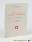 Larcher, Pierre (ed.). - Bulletin d'études orientales de la grammaire de l'Arabe aux grammaires des Arabes. Tome XLIII. Année 1991.