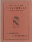 William Shakespeare - La Mégère Apprivoisée (Texte et Traduction)