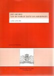 WOLLESWINKEL, E.J. - Het archief van de familie Taets van Amerongen (1160) 1259-1993.