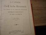 Handel; G.F. (1685 - 1759) - Klavierwerke Compositions; Oeuvres pour piano - III  /  12 leichte Klavierstucke