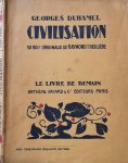 DUHAMEL Georges - Civilisation 1914-1917. (50 bois originaux de Raymond Thiollière)