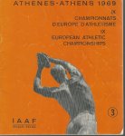  - Athens 1969 -IX European Athletic Championships / IX Championats D'Europe D'Athletisme
