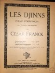 Franck, César: - Les Djinns. Poëme symphonique pour piano et orchestre. Deux Pianos (le second piano est la reduction de l`orchestre). (Colletion Orphée. No. 91) Franck, César: - Les Djinns. Poëme symphonique pour piano et orchestre. Deux Pianos (le second piano est la reduction de l`orchestre). (Colletion Orphée. No. 91)
