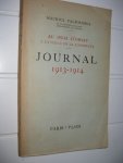 Paléologue, Maurice - Journal 1913-1914 (1er Janvier 1913 - 28 Jiuin 1914). Au quai d'Orsay à la veille de la tourmente.