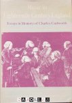 Christopher Hogwood,Richard Luckett - Music in Eighteenth-Century England. Essays in Memory of Charles Cudworth