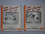 Blink, T. van den, J. Eigenhuis en Joh. Klasens. - Lezen leeren in Sprookjesland. Methode nvoor het aanvankelijk lezen. Eerste en tweede deeltje: Het Uilenboek/ Het Haneboek.