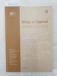 Agustoni, Luigi, Christian Dostal und Rupert Fischer (Hrsg.): - Beiträge zur Gregorianik : Forschung und Praxis : Band 40 :