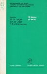 Langen, M. de; J.H. de Graaf & F.B.M. Kunneman. - Kinderen en recht : opstellen over de positie van kinderen in het recht.