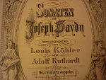 Haydn; Franz Joseph (1732-1809) - Sonaten - band II; (herausgegeben von L. Kohler und A. Ruthardt)