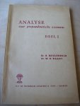 Meulenbeld, Dr. B. en Dr. W.K. Baart - Analyse voor propaedeutische examens Deel 1