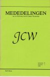 Niet, M.C. de. e.a (redactie) - Mededelingen van de Stichting Jacob Campo Weijerman. Jaargang 15, nummer 1 - 3 (compleet)